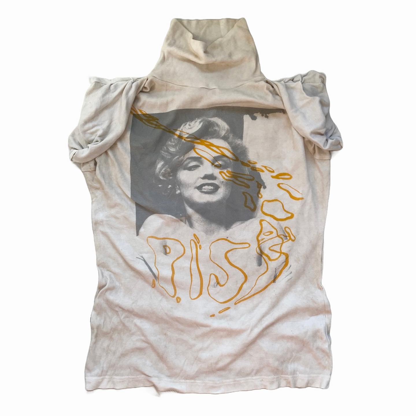 Seditionaries 'Piss Marilyn' print and top both designed by