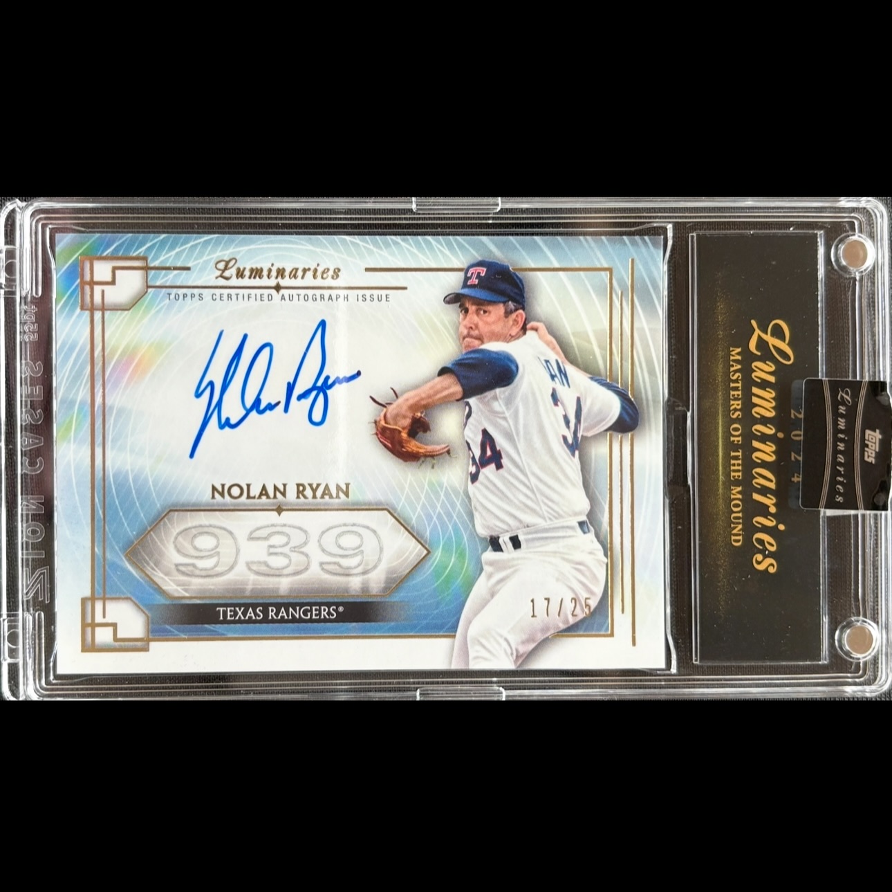 TOPPS 2024 luminaries NOLAN RYAN（NOLAN RYAN AUTO BASEBALL）