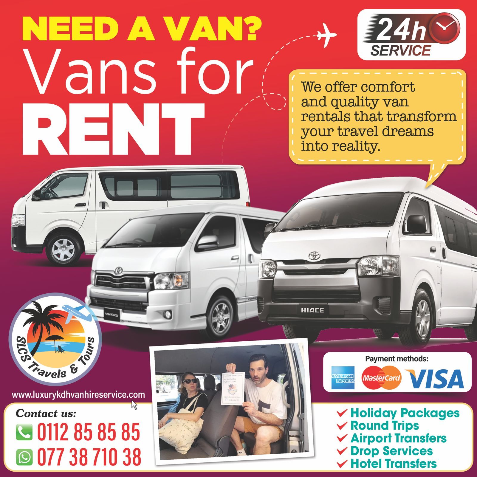 Van Hire service