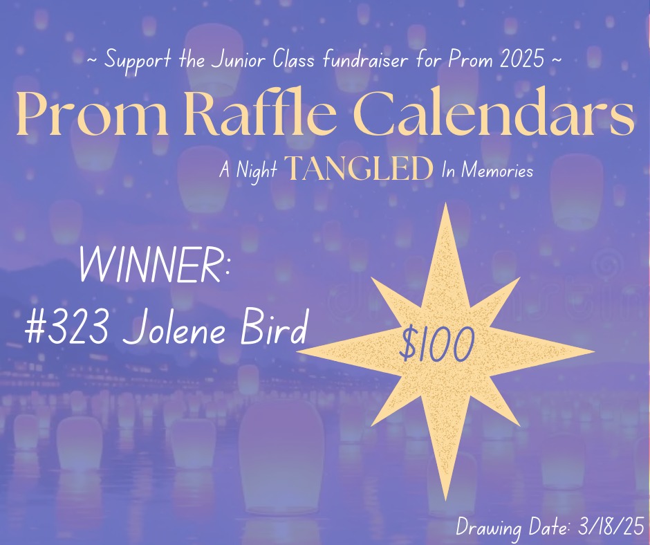 Boyceville - Congratulations to our latest prom raffle winner! Winners ...