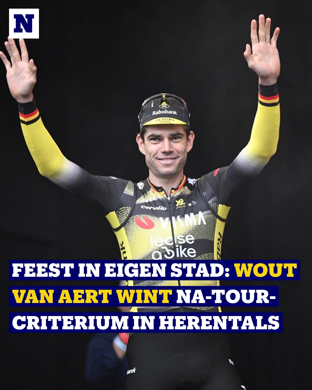 Nieuwsblad - Wie anders? Wout van Aert mag vieren voor eigen volk in ...