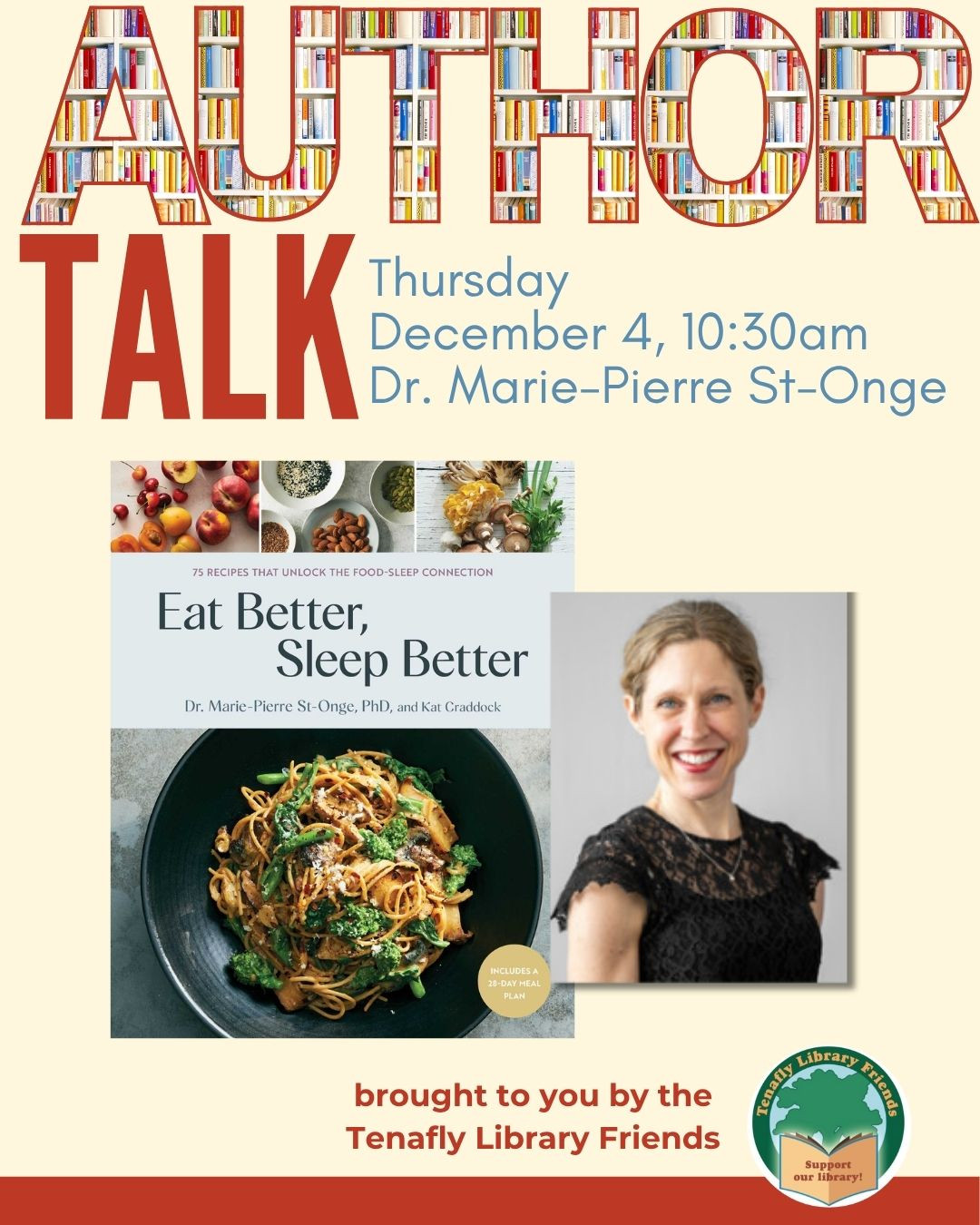 Tenafly - Meet Dr. Marie-Pierre St-Onge and learn how to Eat Better ...