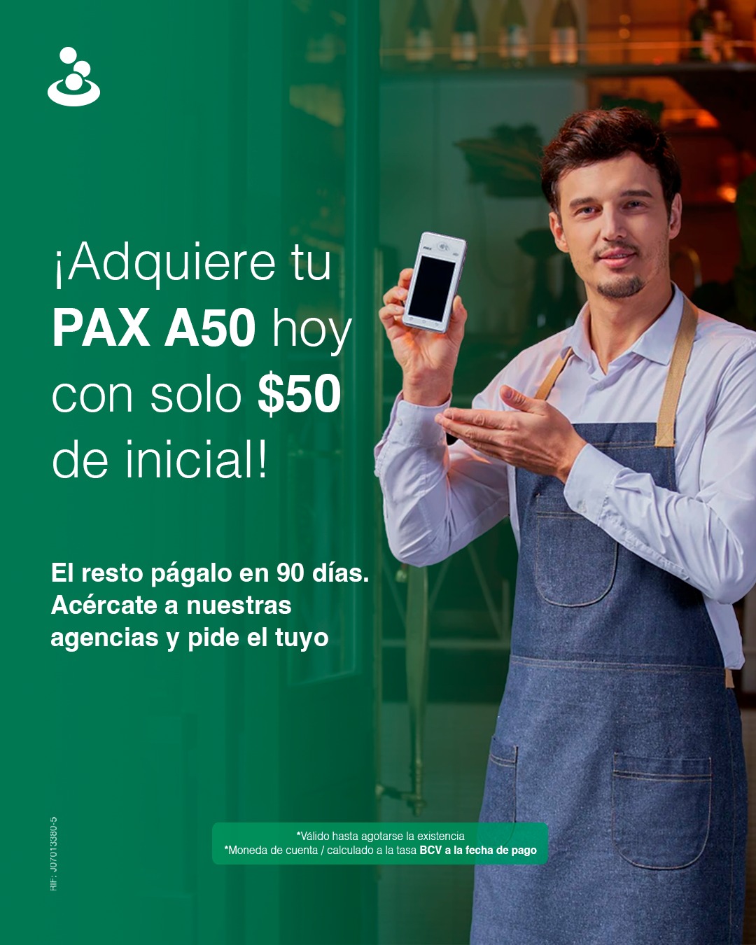 Banesco - ¡Por solo $50* de inicial, adquiere el #PuntoDeVenta ideal ...