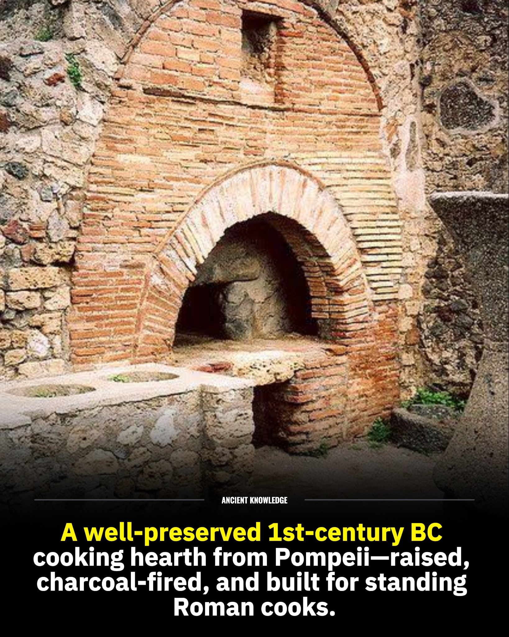 Ancient - This well-preserved cooking hearth from 1st-century BC ...