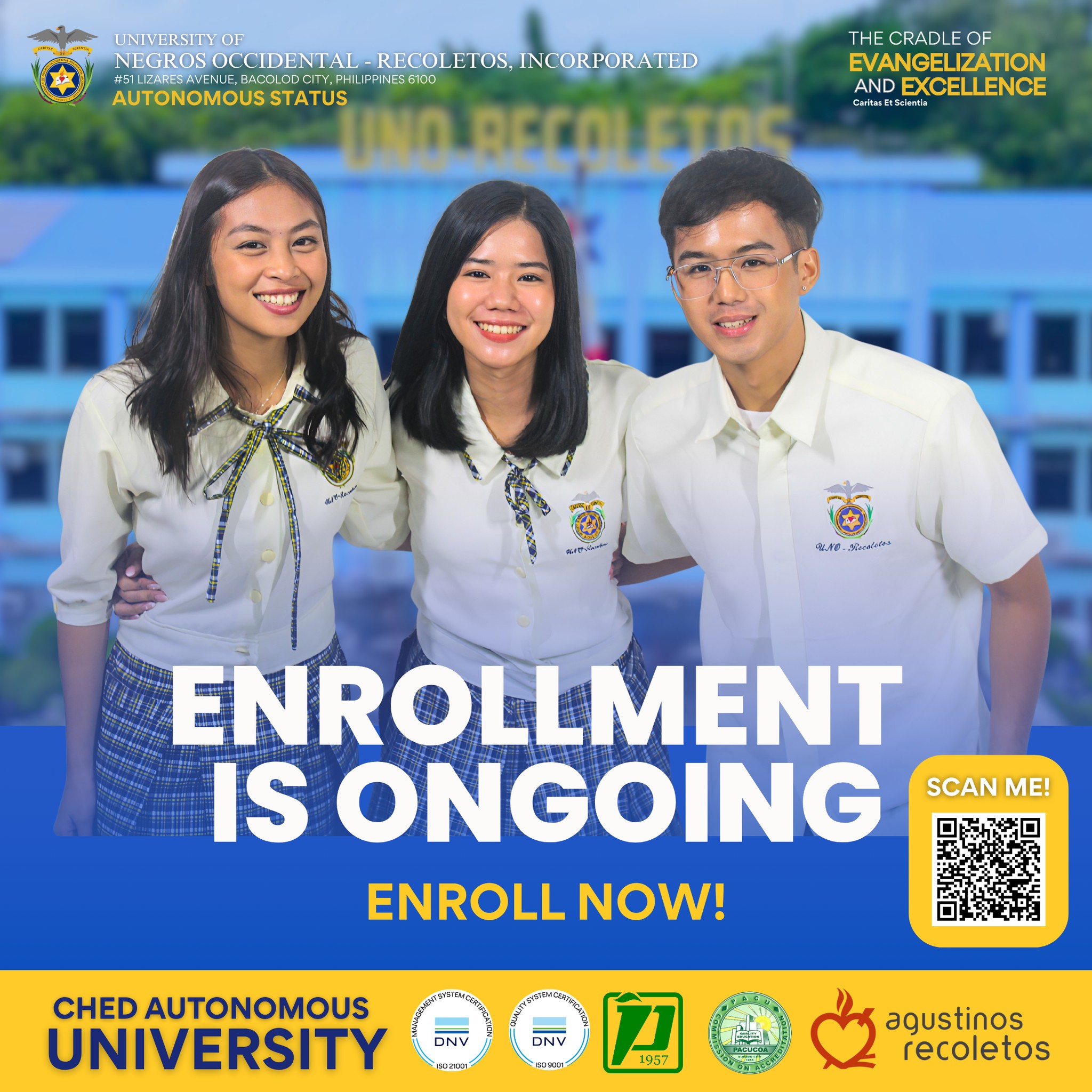 University of Negros Occidental - Recoletos | Bacolod CIty