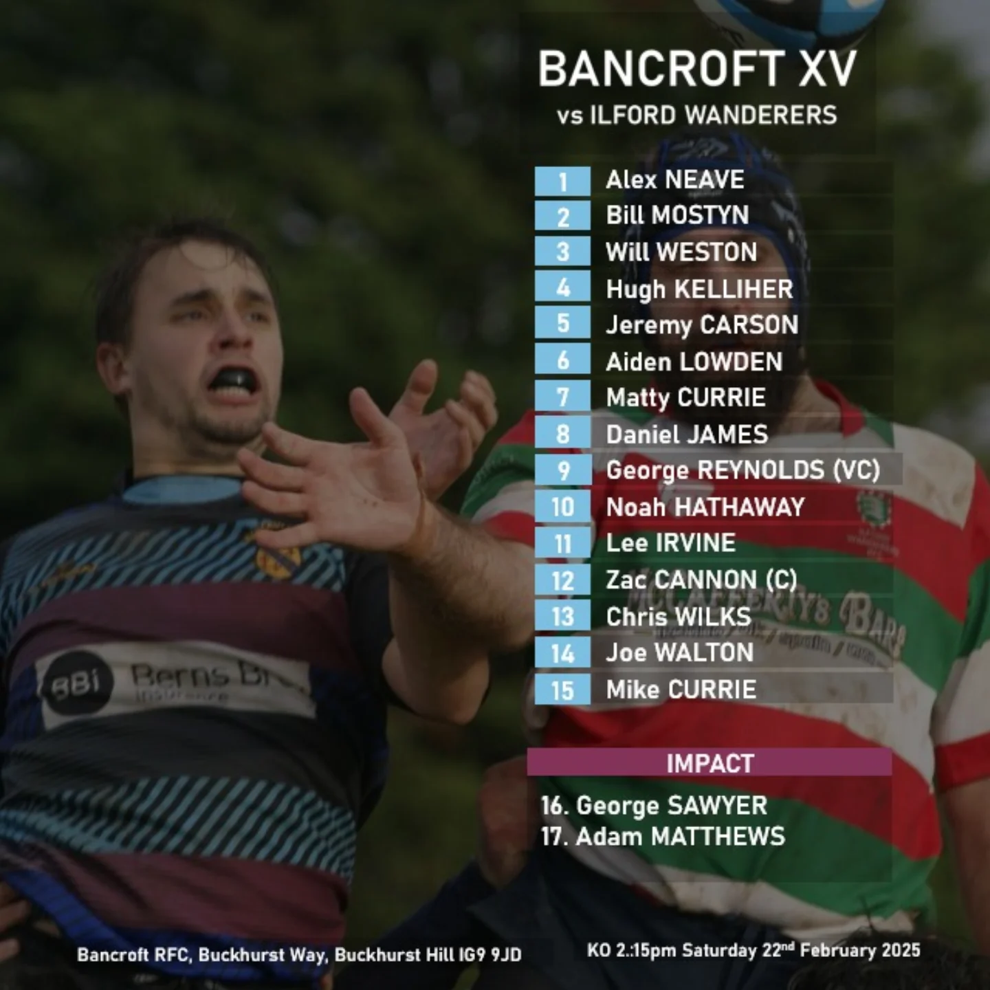 Bancroft Rugby Club | Buckhurst Hill