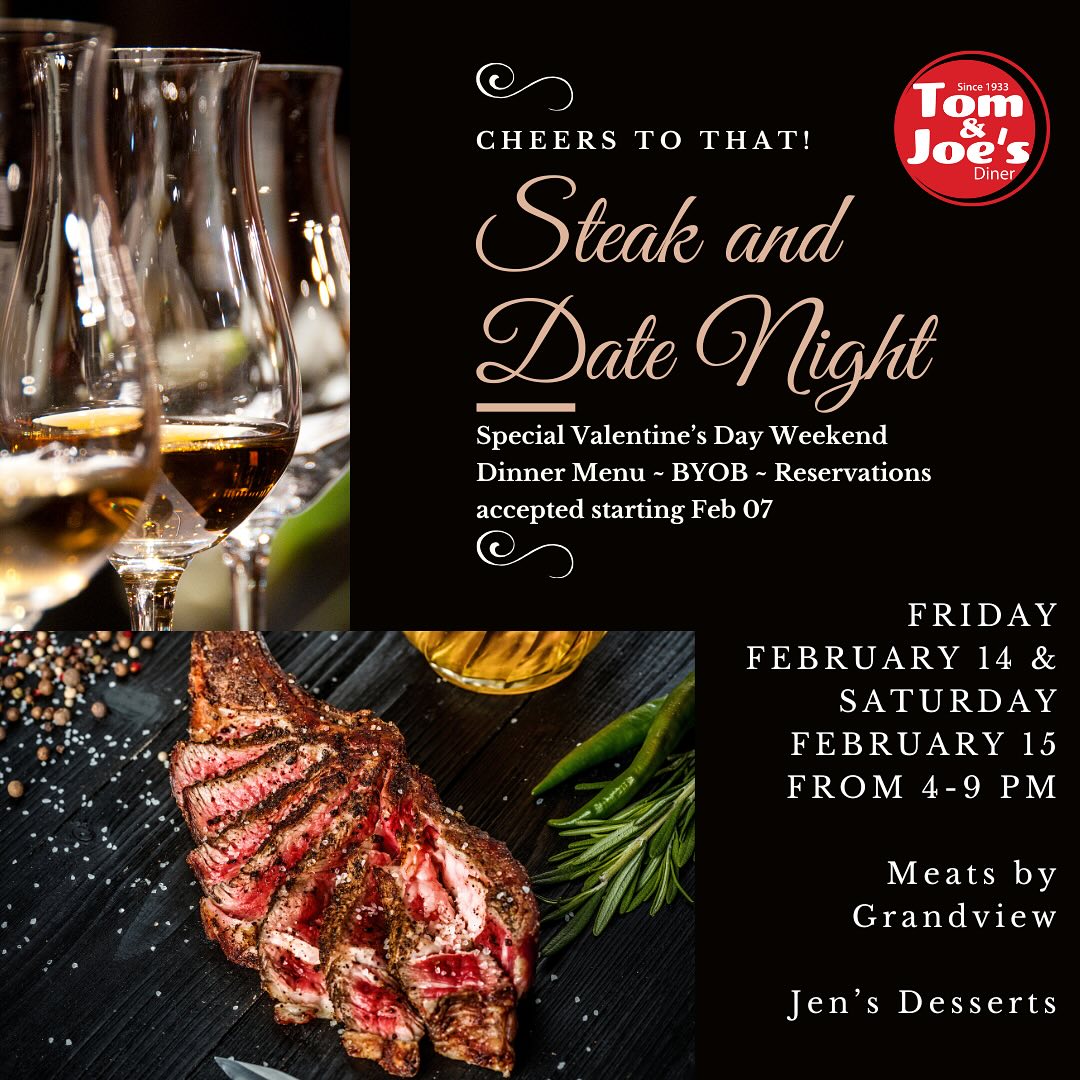 💘🥩 Celebrate love with a... - Tom And Joe's Restaurant | Facebook