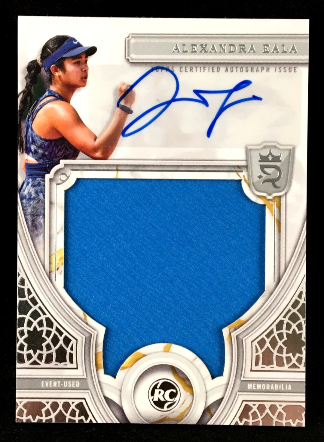 Alexandra Eala 2024 Topps Royalty Tennis ROOKIE RELIC AUTOGRAPH
