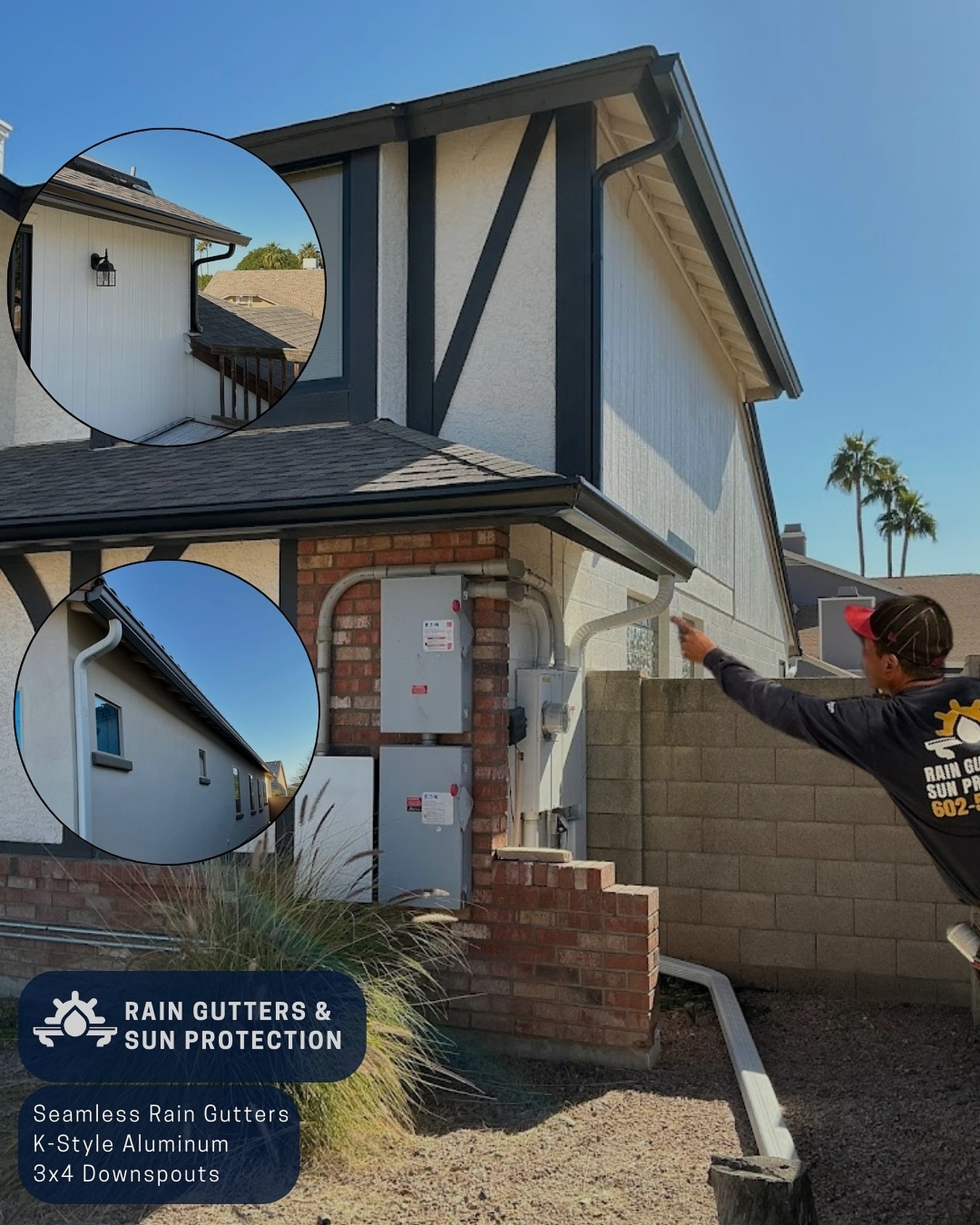 Phoenix - WHAT’S IS THAT It’s a 3x4 aluminum downspout 📏 A bigger ...