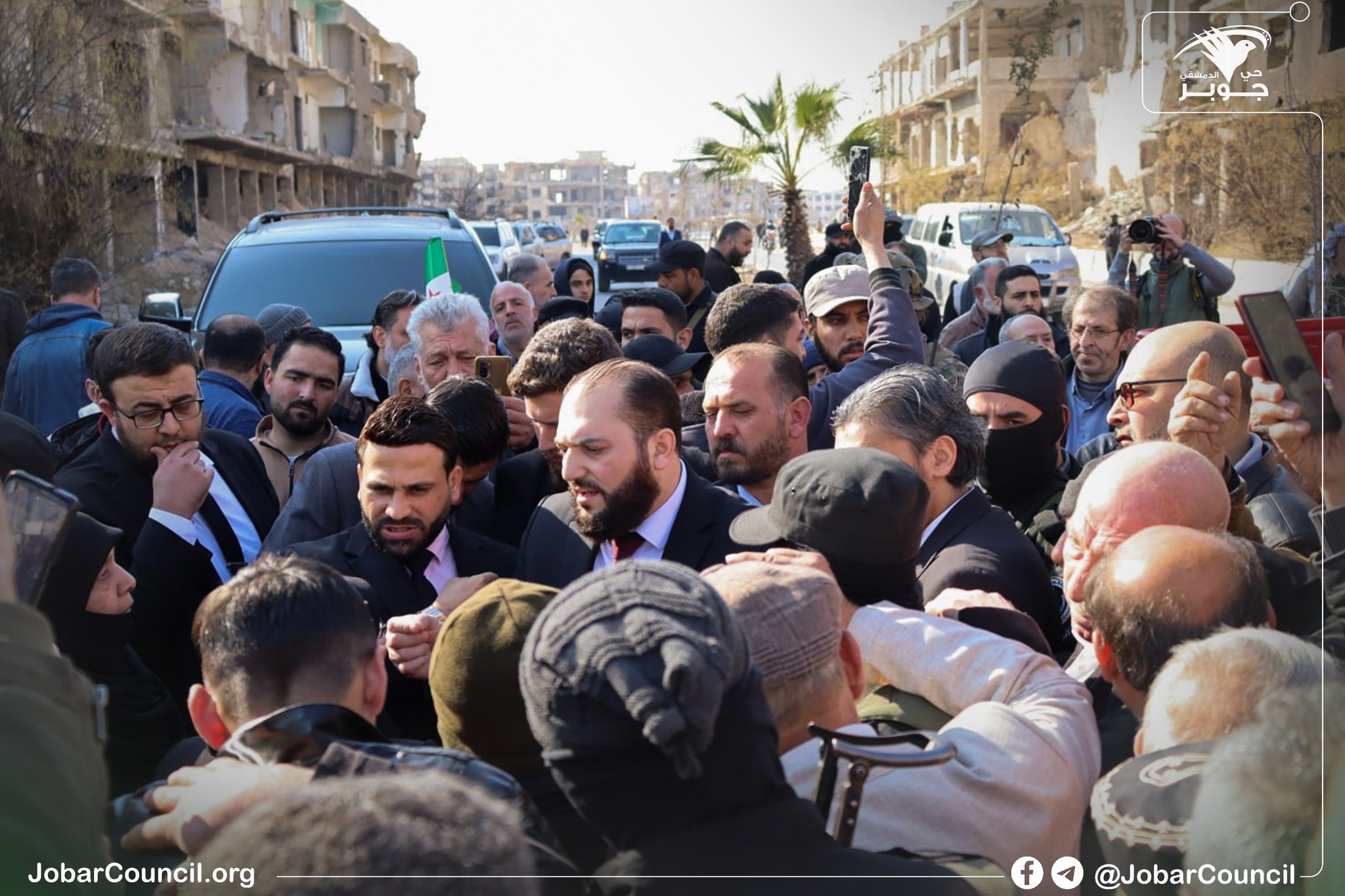 جانب من جولة محافظ #دمشق في حي #جوبر... - مكتب جوبر الإعلامي | Facebook