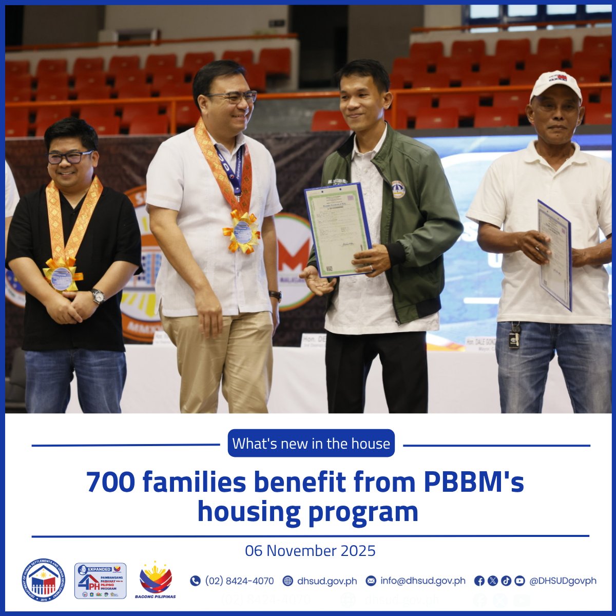 Department - WHAT'S NEW IN THE HOUSE. 700 families benefit from PBBM's ...