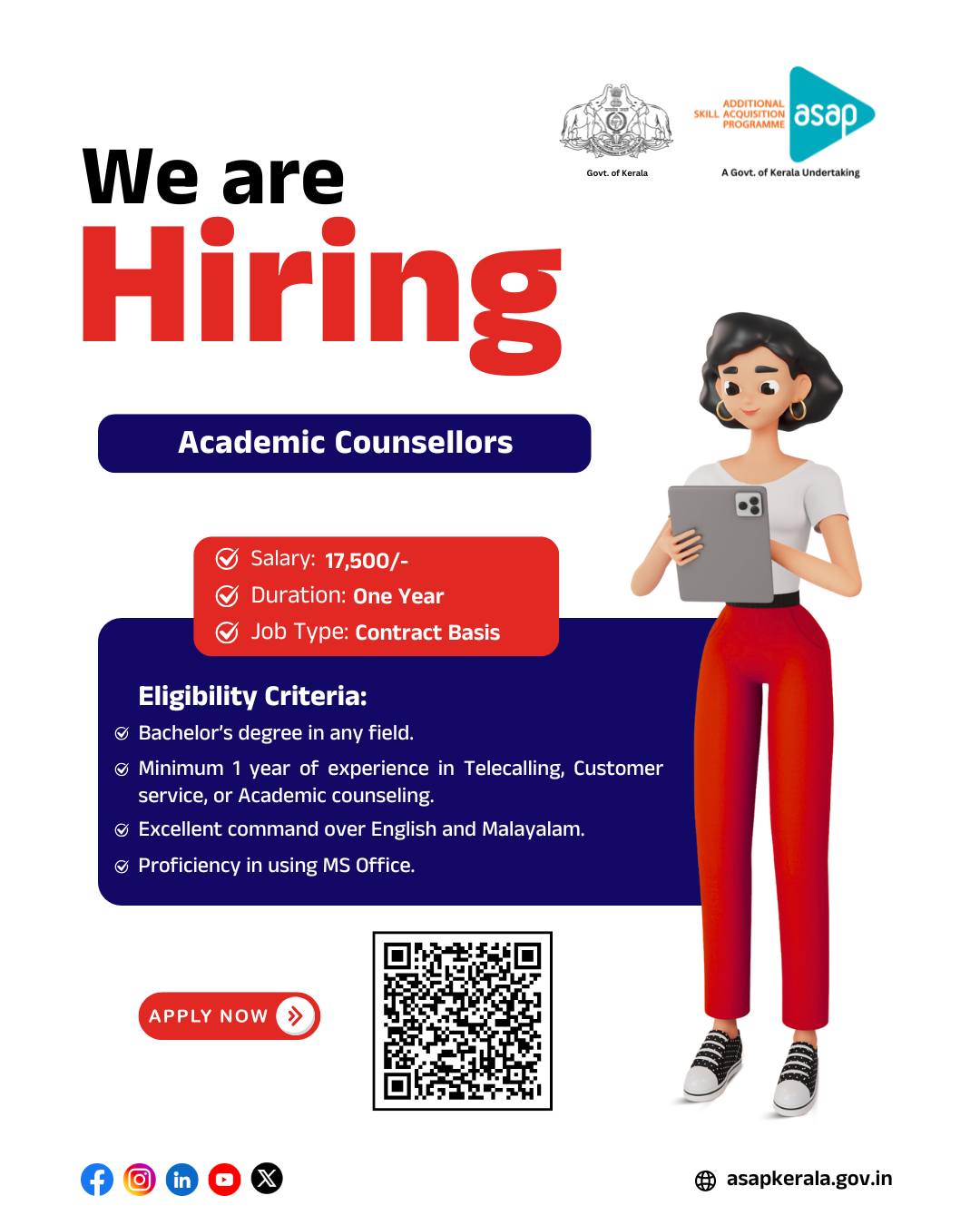 ASAP Kerala - ASAP Kerala invites online application from... | Facebook