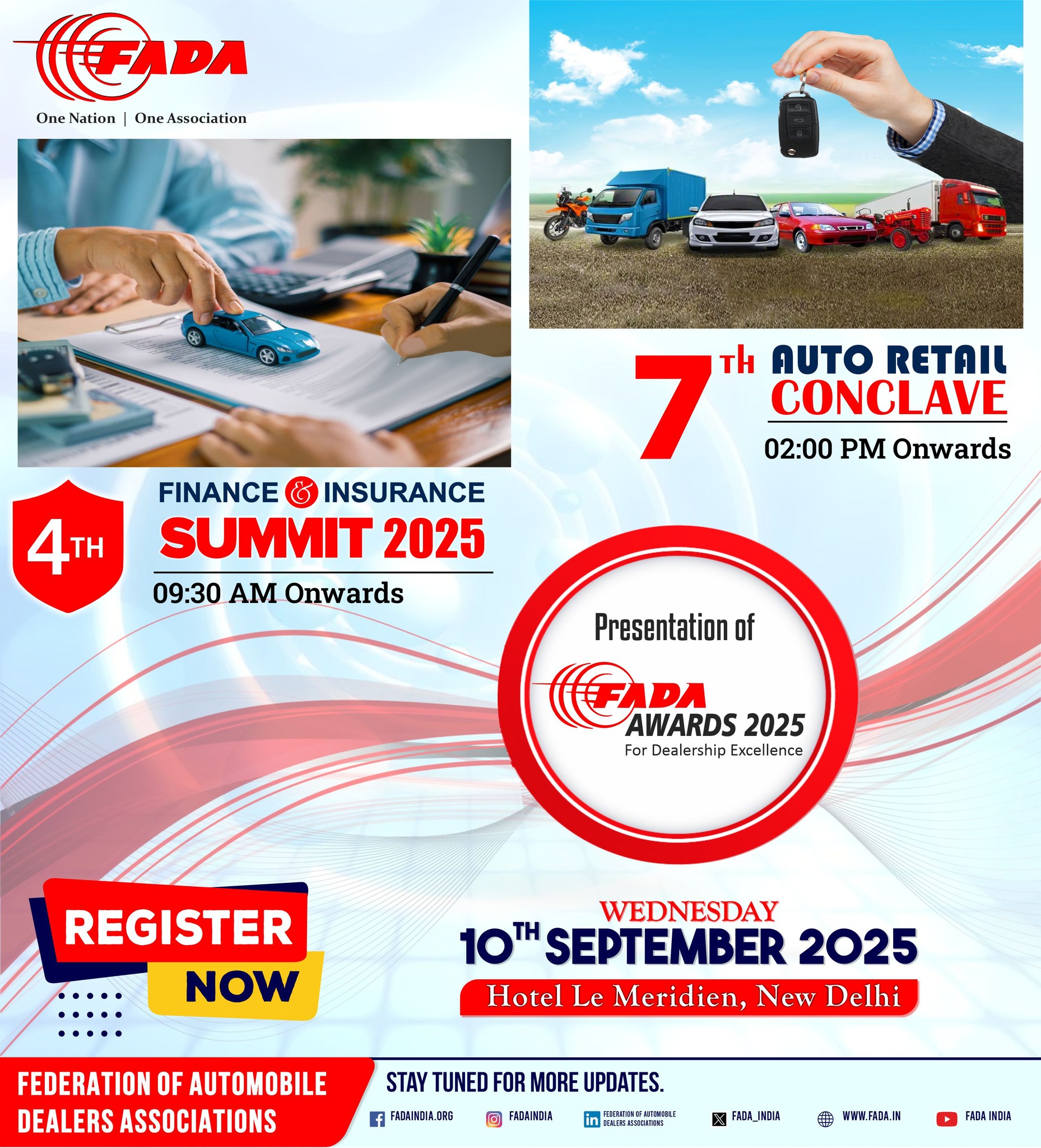 FADA - FADA's 4th Finance & Insurance Summit 2025 and 7th Auto Retail ...