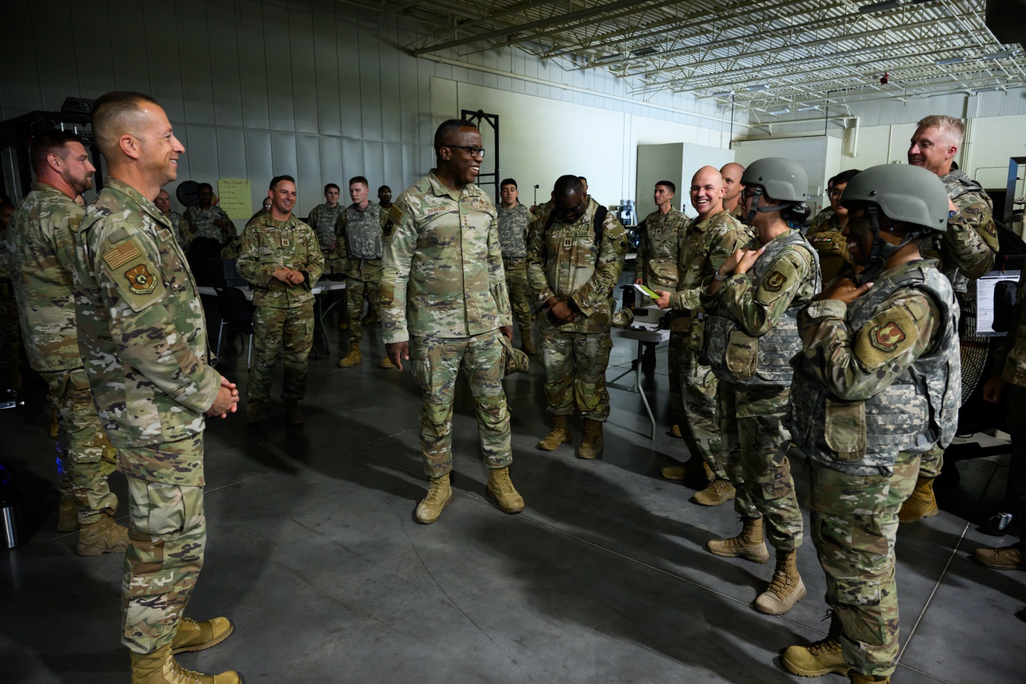 Lt. Gen. Stacey Hawkins, commander of the Air Force Sustainment 