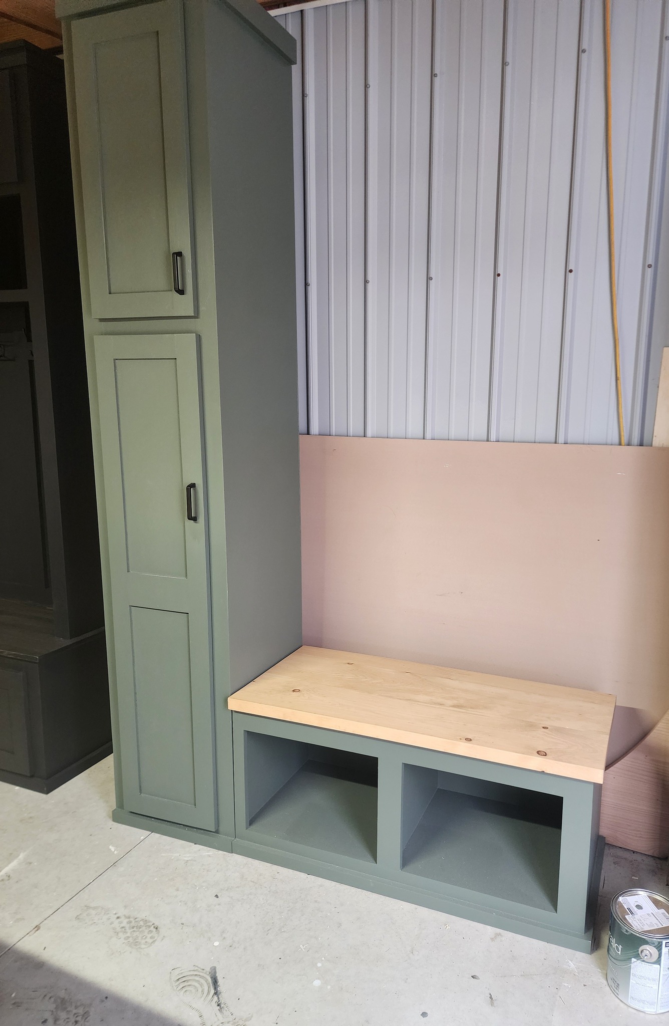 The Table - This mudroom locker is available 60" wide 96" tall. You ...