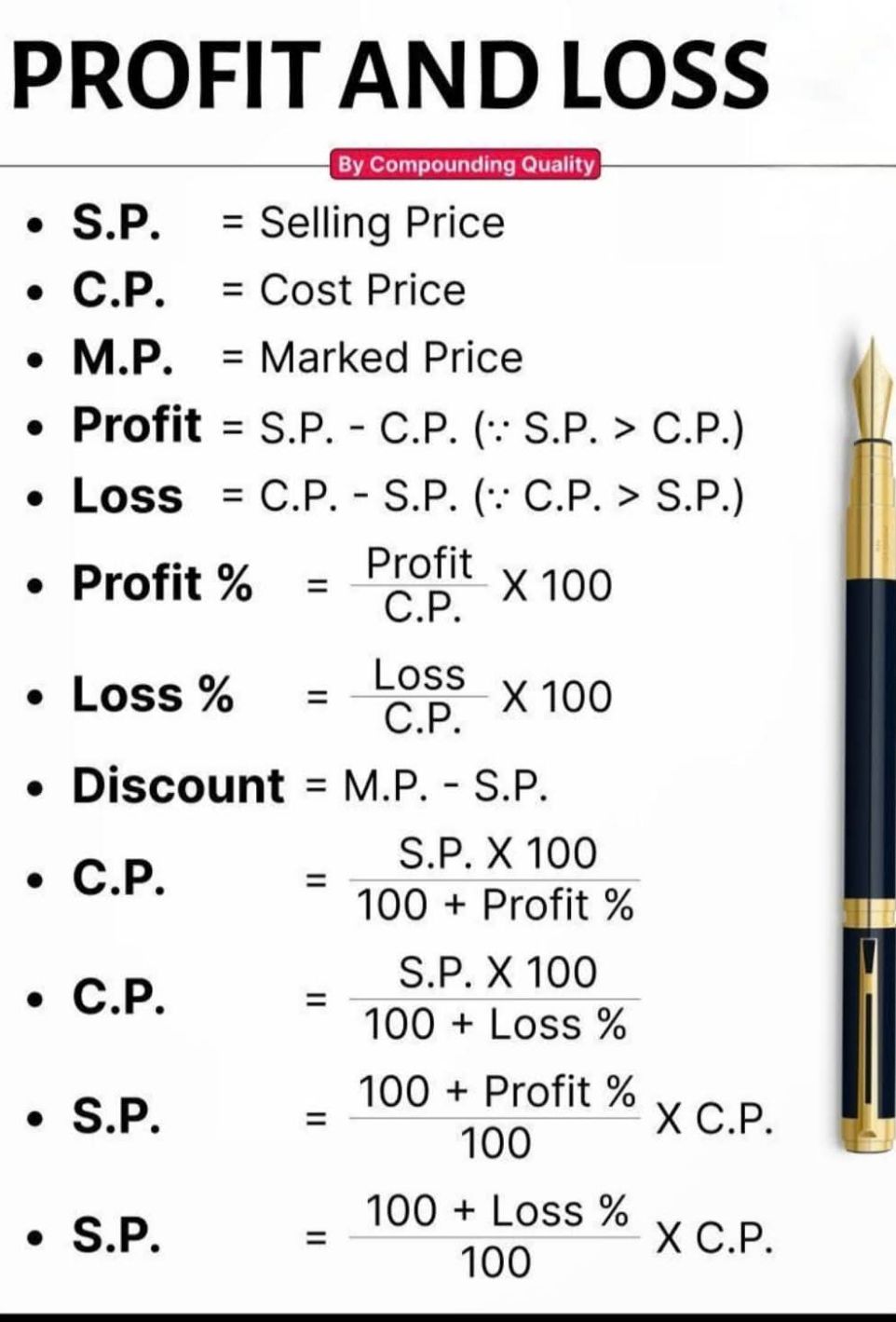 Financial - Profit and Loss by Compounding Quality 🔹 What is ...