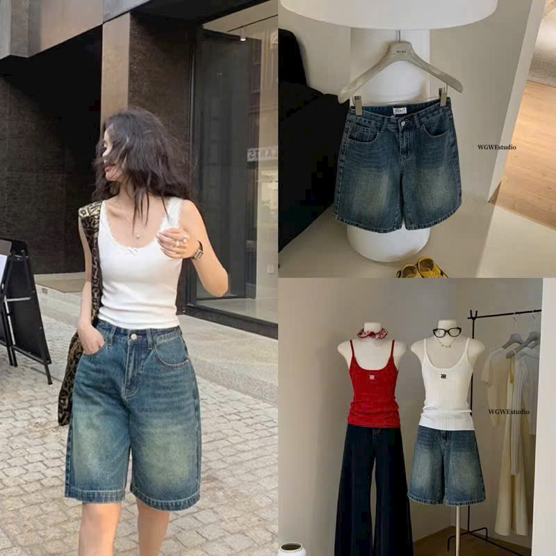 Quần jean nữ rẻ đẹp quần jean lưng cao ống loe quần jean rách đẹp added ...