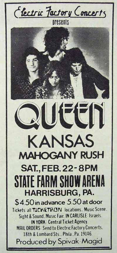 On this date in 1975: Queen brought the 'Sheer Heart Attack' tour