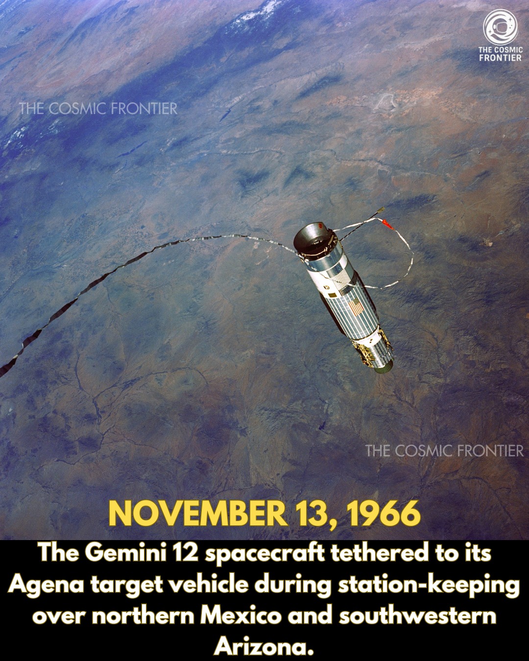 On December 15, 1965, this historic photograph captured the Gemini