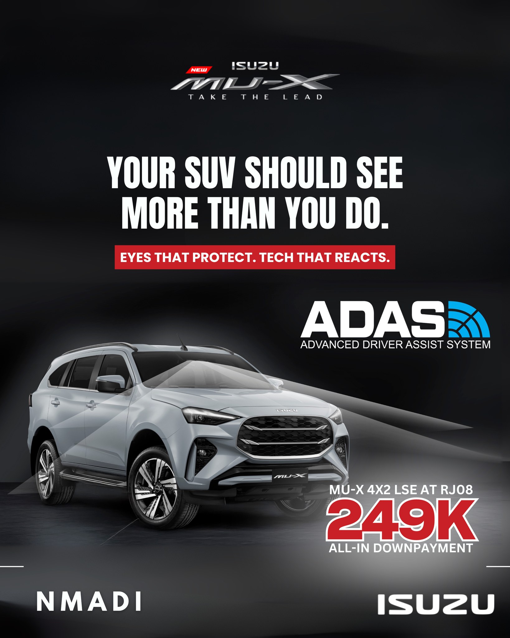 Isuzu - More than muscle. It thinks for you, too. The Isuzu MU-X RJ08 ...