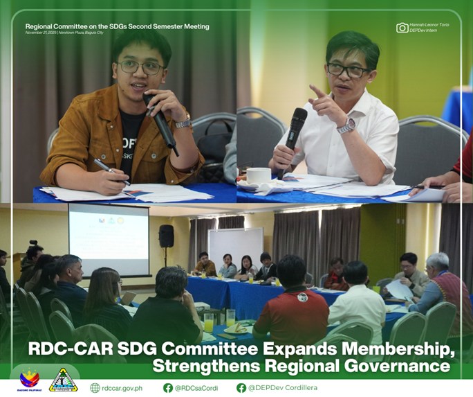 𝐂𝐎𝐑𝐃𝐈𝐕𝐄𝐋𝐎𝐏𝐌𝐄𝐍𝐓 𝐍𝐄𝐖𝐒 | 𝐑𝐃𝐂 𝐃𝐞𝐯𝐞𝐥𝐨𝐩𝐦𝐞𝐧𝐭... - DEPDev Cordillera | Facebook