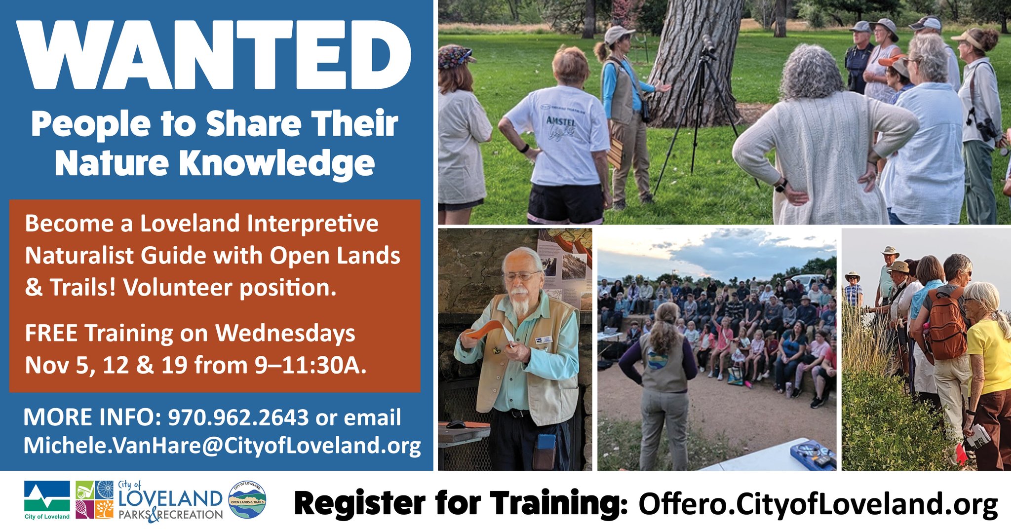 City - Become a voice for nature! 🌿 Loveland Open Lands & Trails is ...