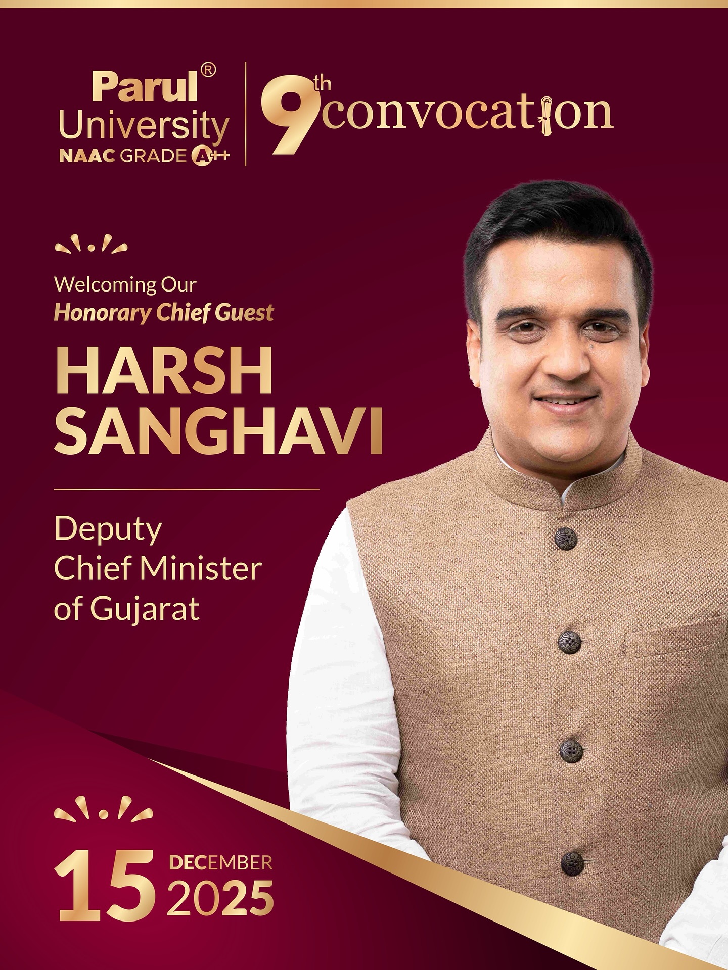 Parul University added a new photo — in... - Parul University