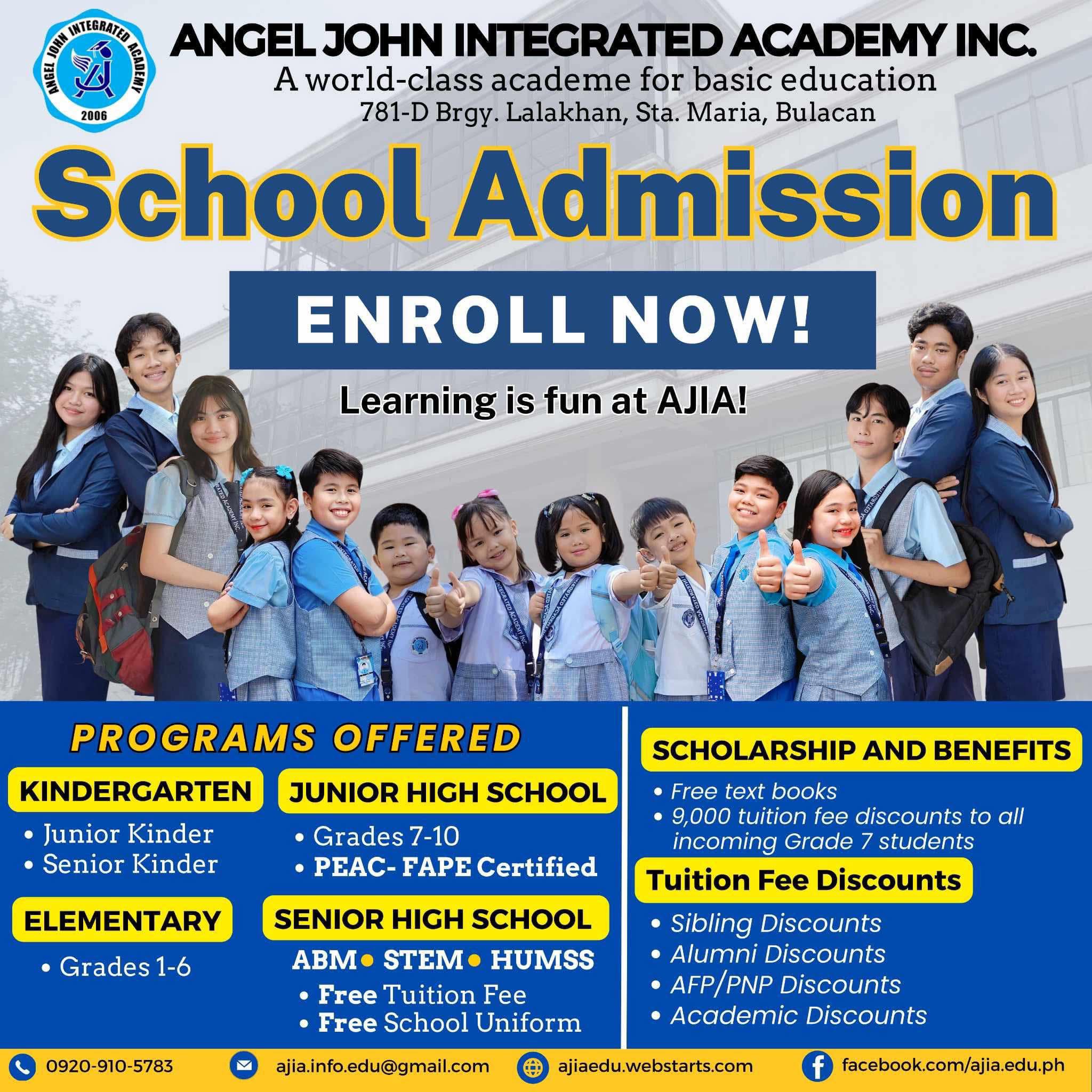 📣 Attention parents and... - Angel John Integrated Academy | Facebook