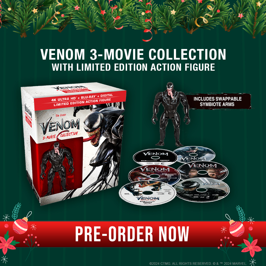 Venom 3-movie collection with limited edition action figure