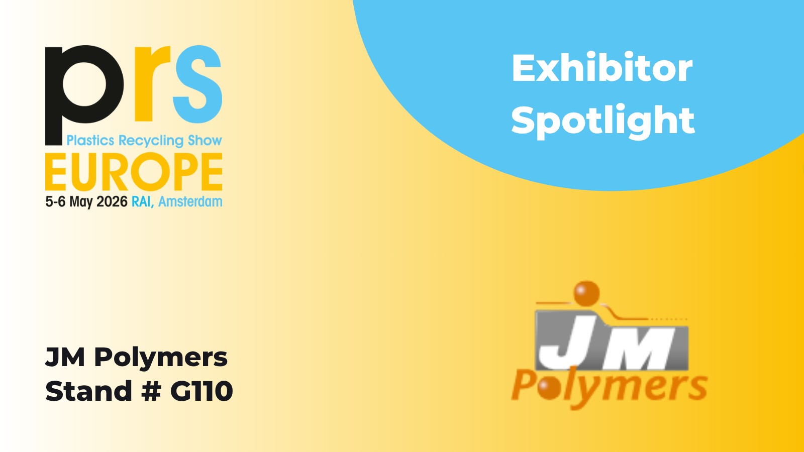 Plastics - We are delighted to welcome JM Polymers as exhibitors at the ...