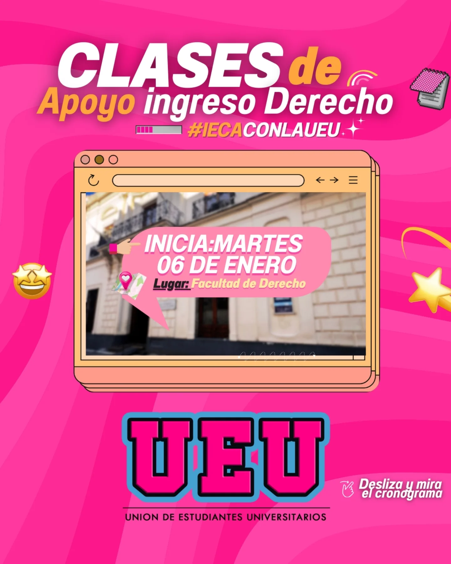 UEU Derecho - 📖 CLASES DE APOYO GRATUITAS UEU — INGRESO A... | Facebook