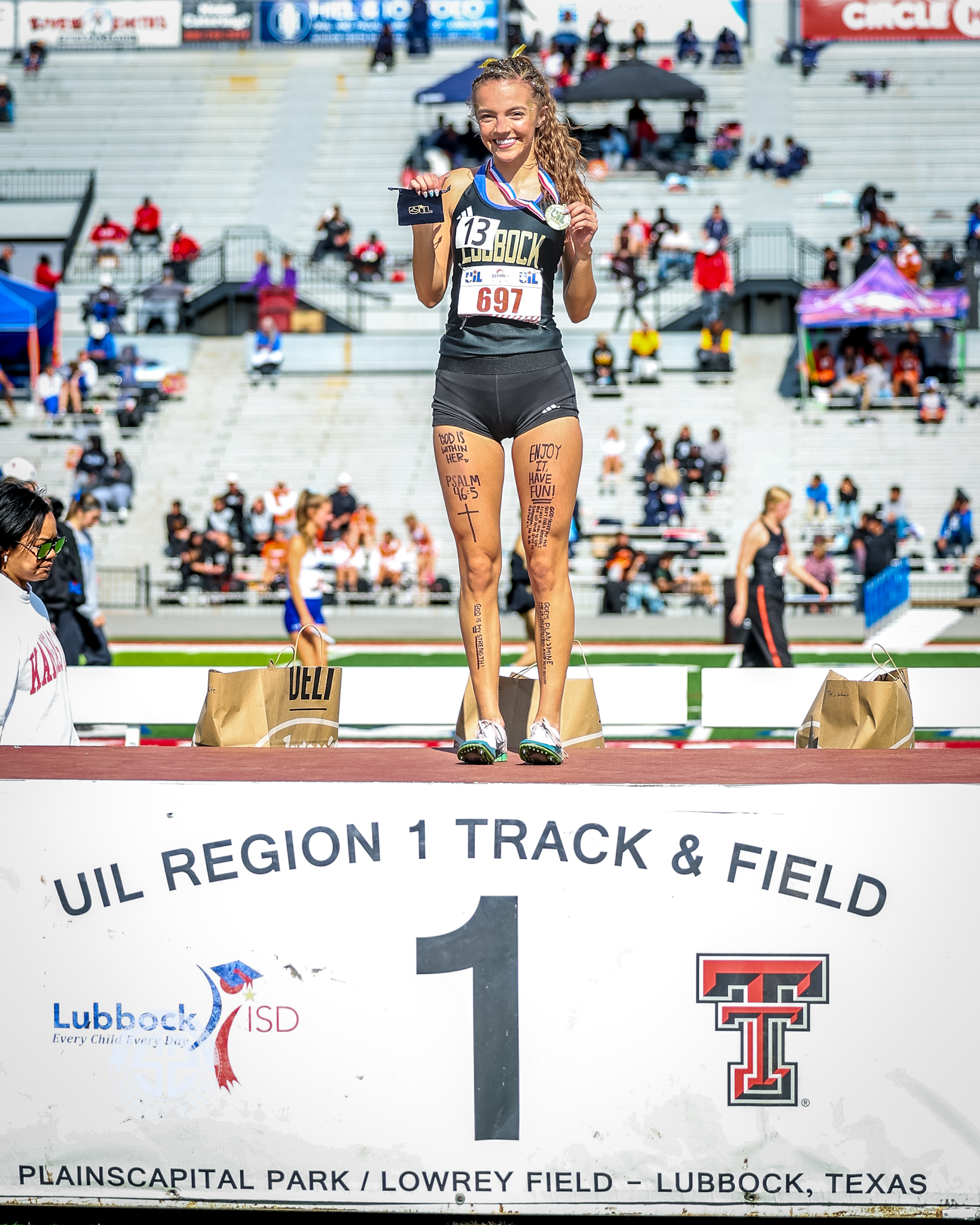 Sideline - 🏅 STATE BOUND! 🏅 Lubbock High’s Reese Pena punched herself 2 ...