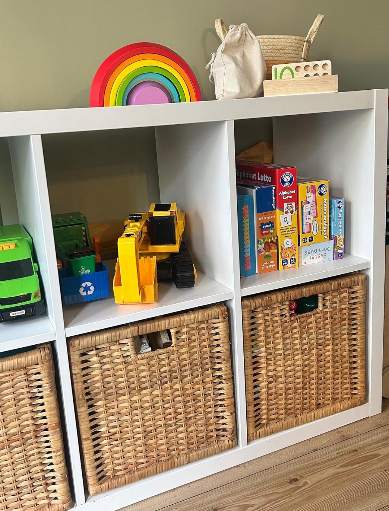 What are alternative storage ideas for playrooms besides Kallax units?