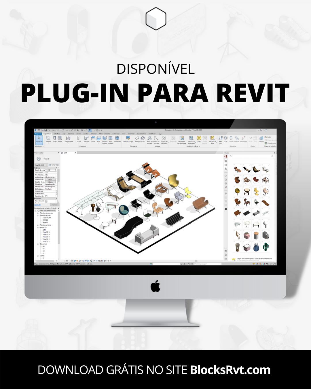Blocks Revit - Acesso IMEDIATO a milhares de famílias paramétricas para ...