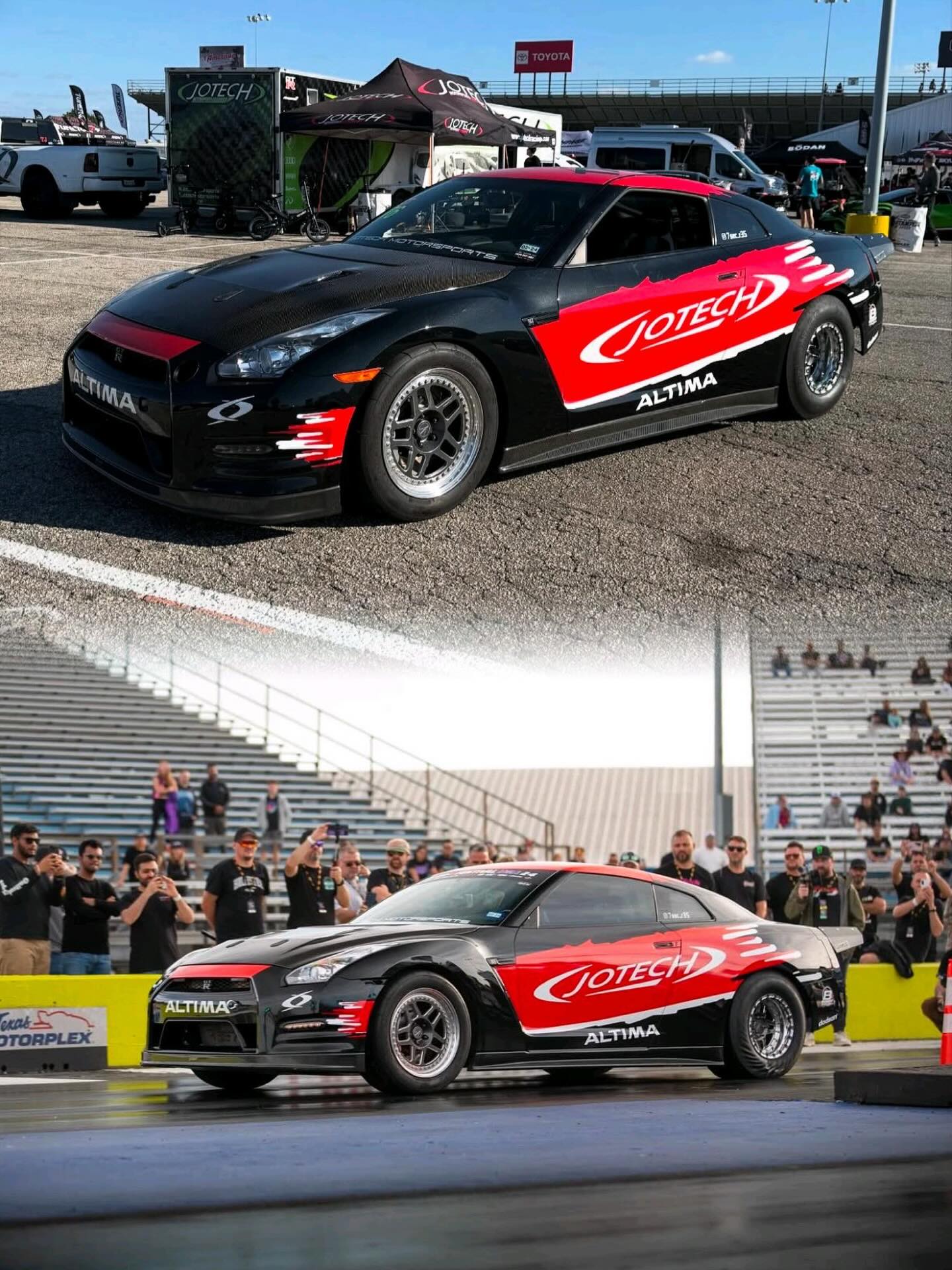 TX2K - @7sec_r35 and his @jotechmotorsports “Altima” are a force to be ...