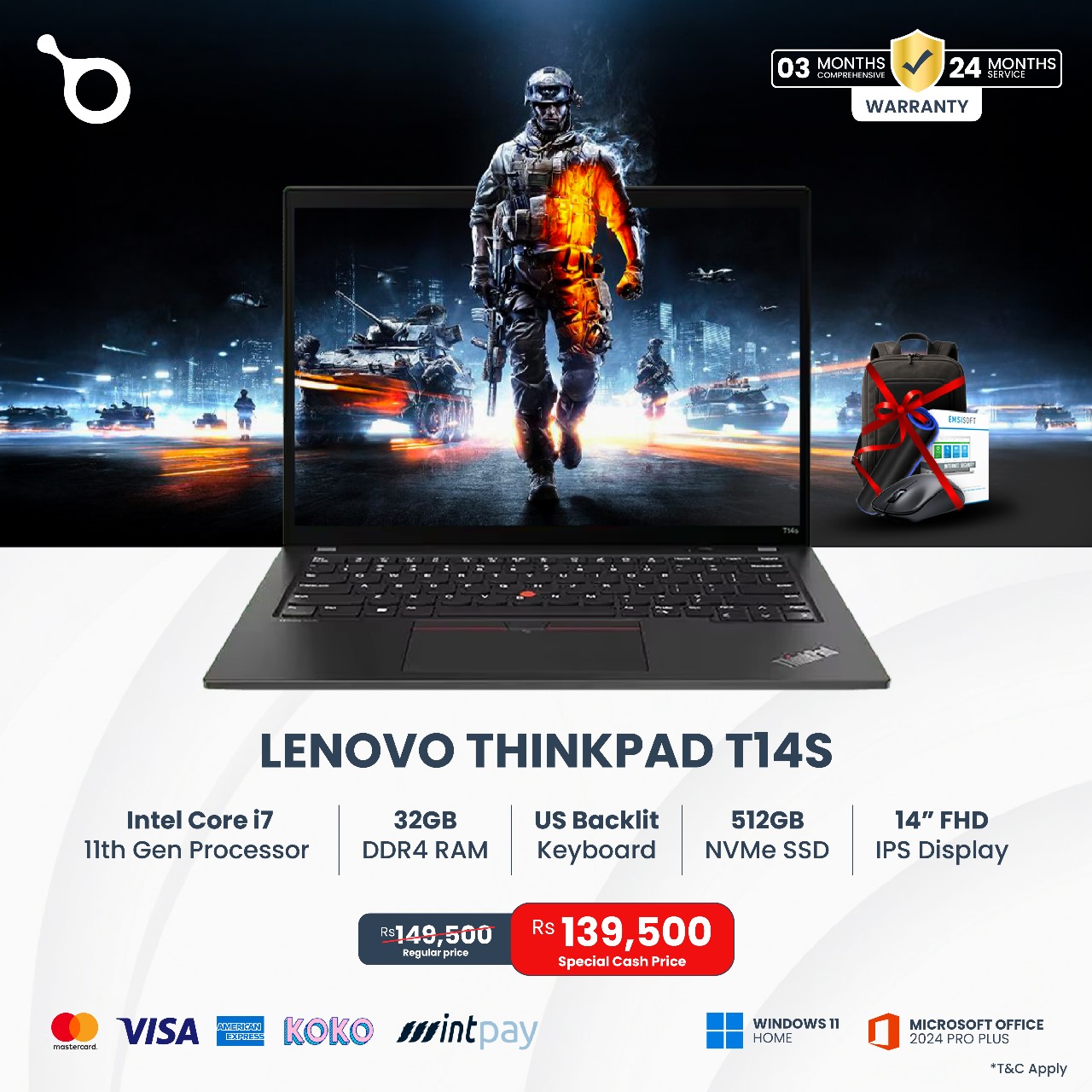 ThinkPad Ci5 1135G7 2.4GHz 8GB 256GB ③ Lenovo ThinkPad T14