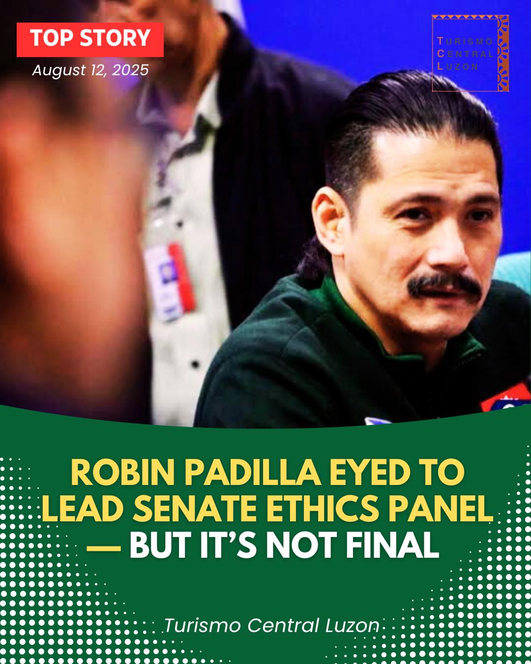 Turismo - ROBIN PADILLA EYED TO LEAD SENATE ETHICS PANEL — BUT IT’S NOT ...