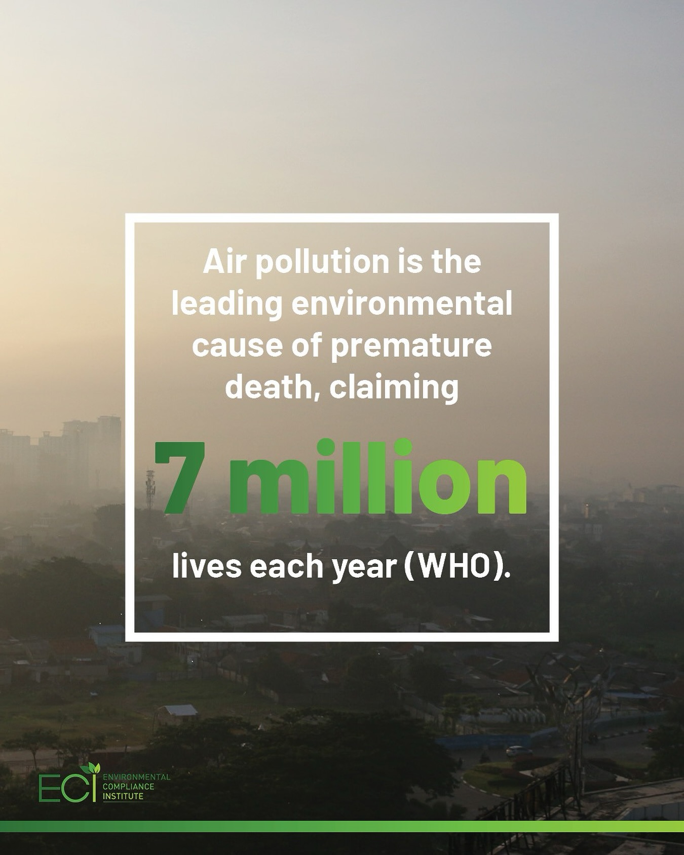 💡 Air pollution is... - Environmental Compliance Institute | Facebook