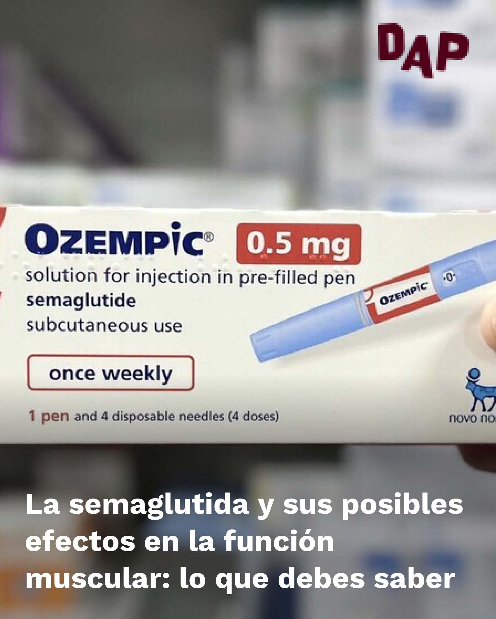 La semaglutida, presente en Ozempic y Wegovy, podría influir en las funciones musculares. Un hallazgo interesante a considerar. 💉 ➡️ https://l.directoalpaladar.com/8I