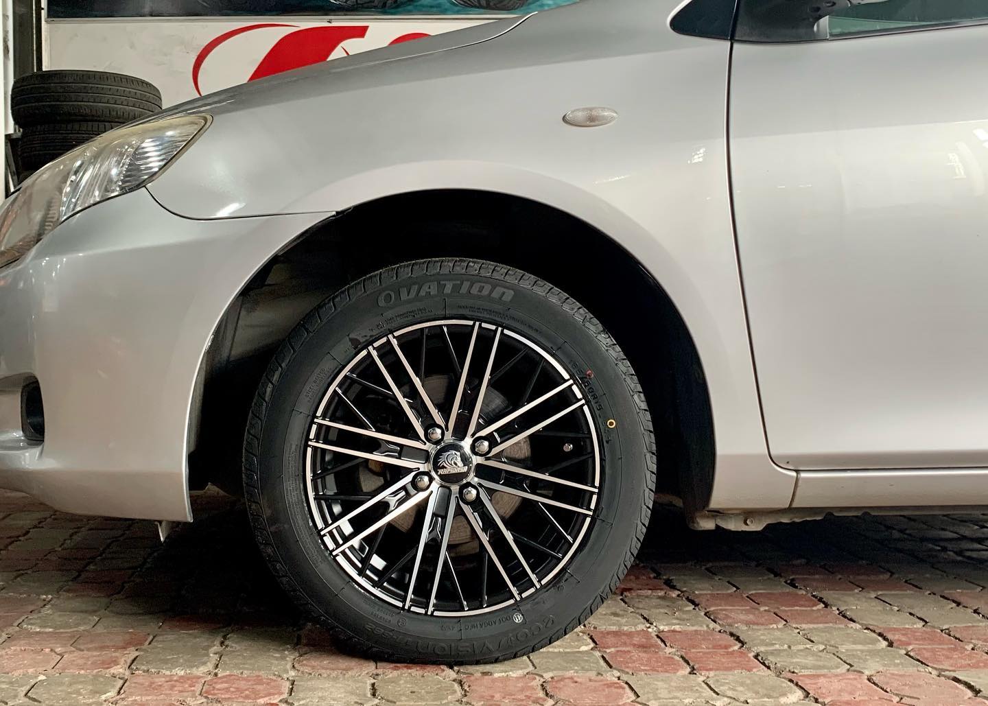 Custom Wheels - Toyota Axio fitted with 15” Alloywheels