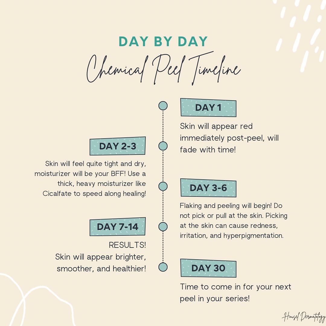 Housel - 🦋WONDERING WHAT TO EXPECT AFTER A CHEMICAL PEEL?🦋 🤍Here is a ...