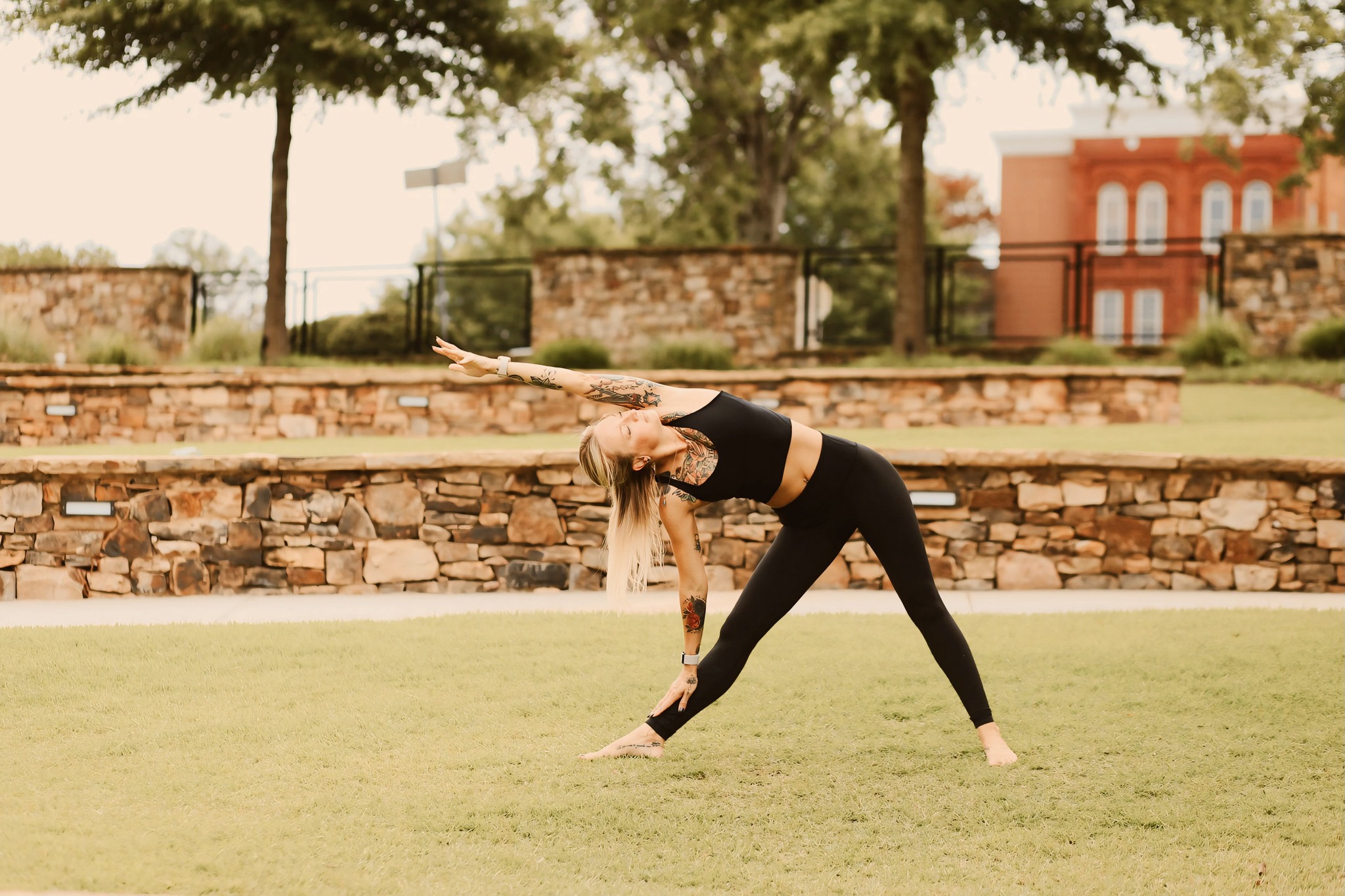 Sunset Yoga in the Park
