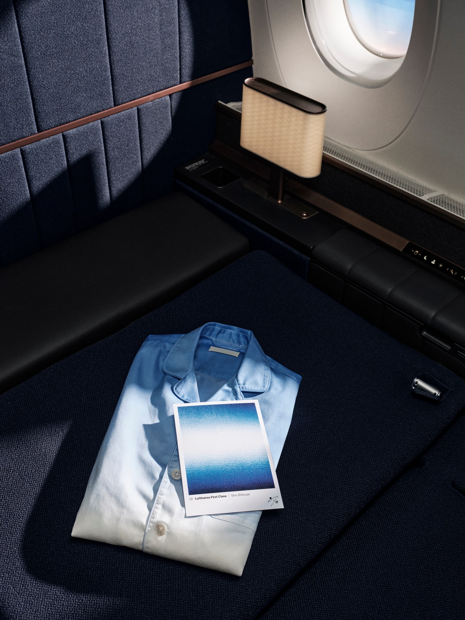 New Lufthansa First Class Exclusive Loungewear Inspired by the Sky