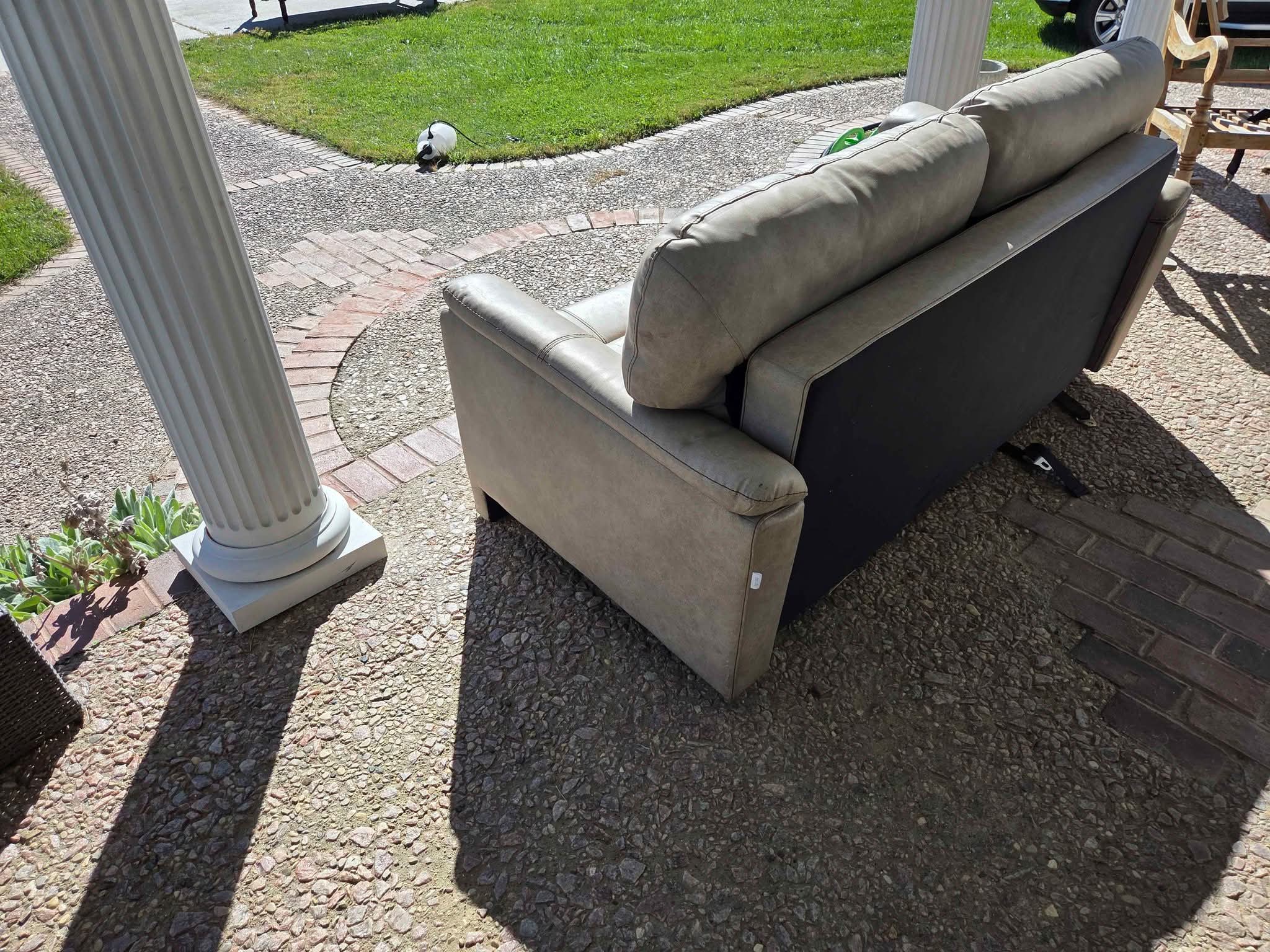 Camper or Motorhome memory foam sleeper sofa with notch in back - Sofas ...