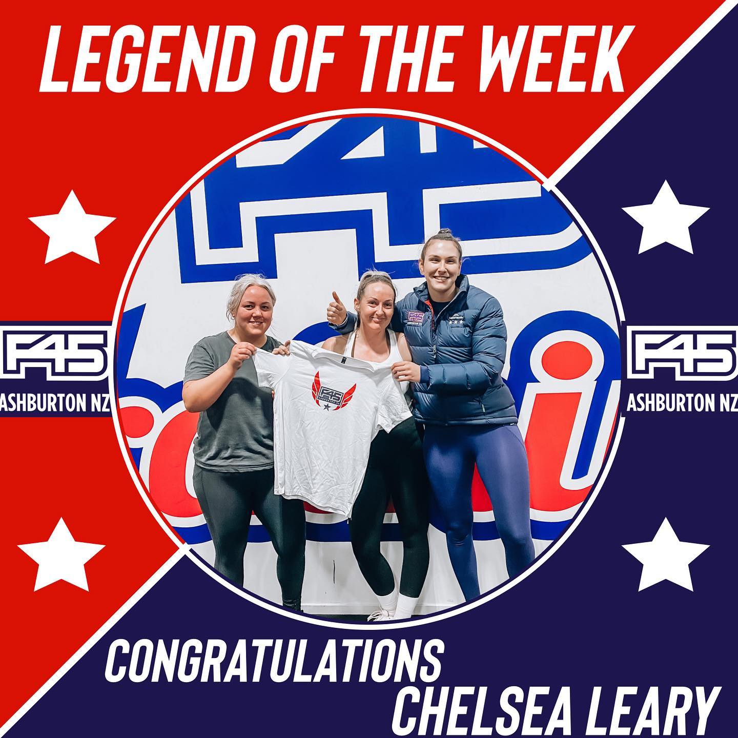 F45 - 🌟LEGEND OF THE WEEK CHELSEA LEARY🌟 Congratulations Chelsea for ...
