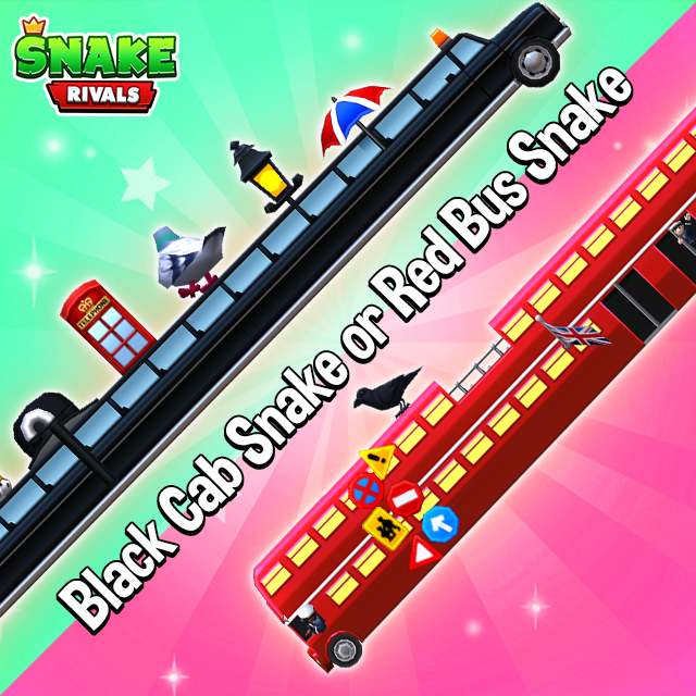 Snake Rivals - 🚌💨 Choose your ride on the battlefield! Red... | Facebook