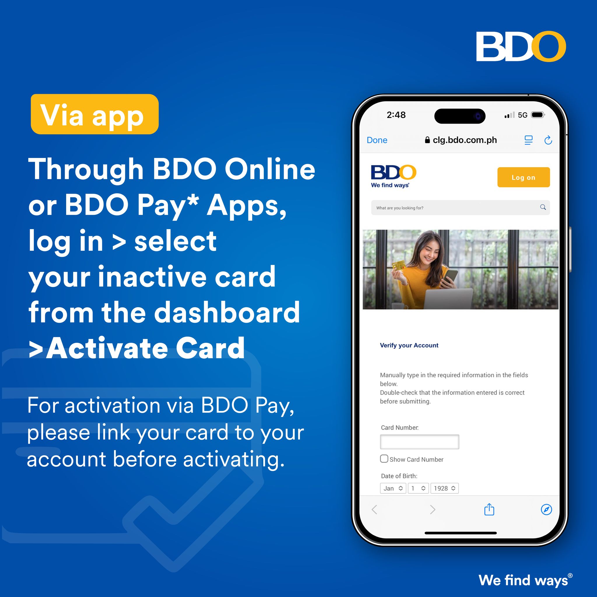 BDO Unibank - 💳 Got your new BDO credit card? Make it... | Facebook