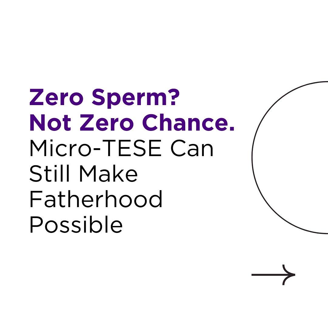 No sperm found? There’s still... - Kato Repro Biotech Center | Facebook