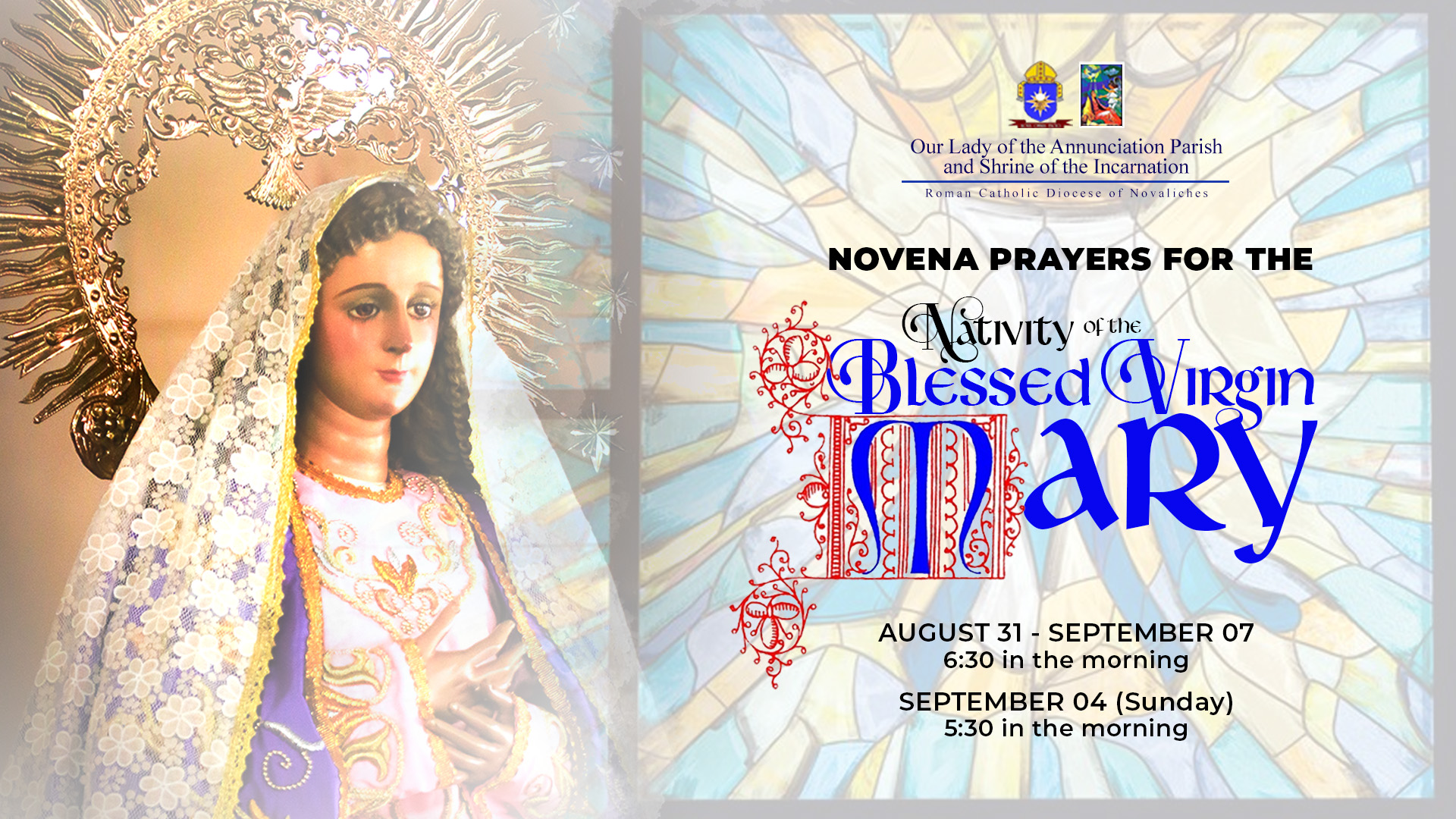 Novena Prayers in Honor of the Nativity of the Blessed Virgin Mary