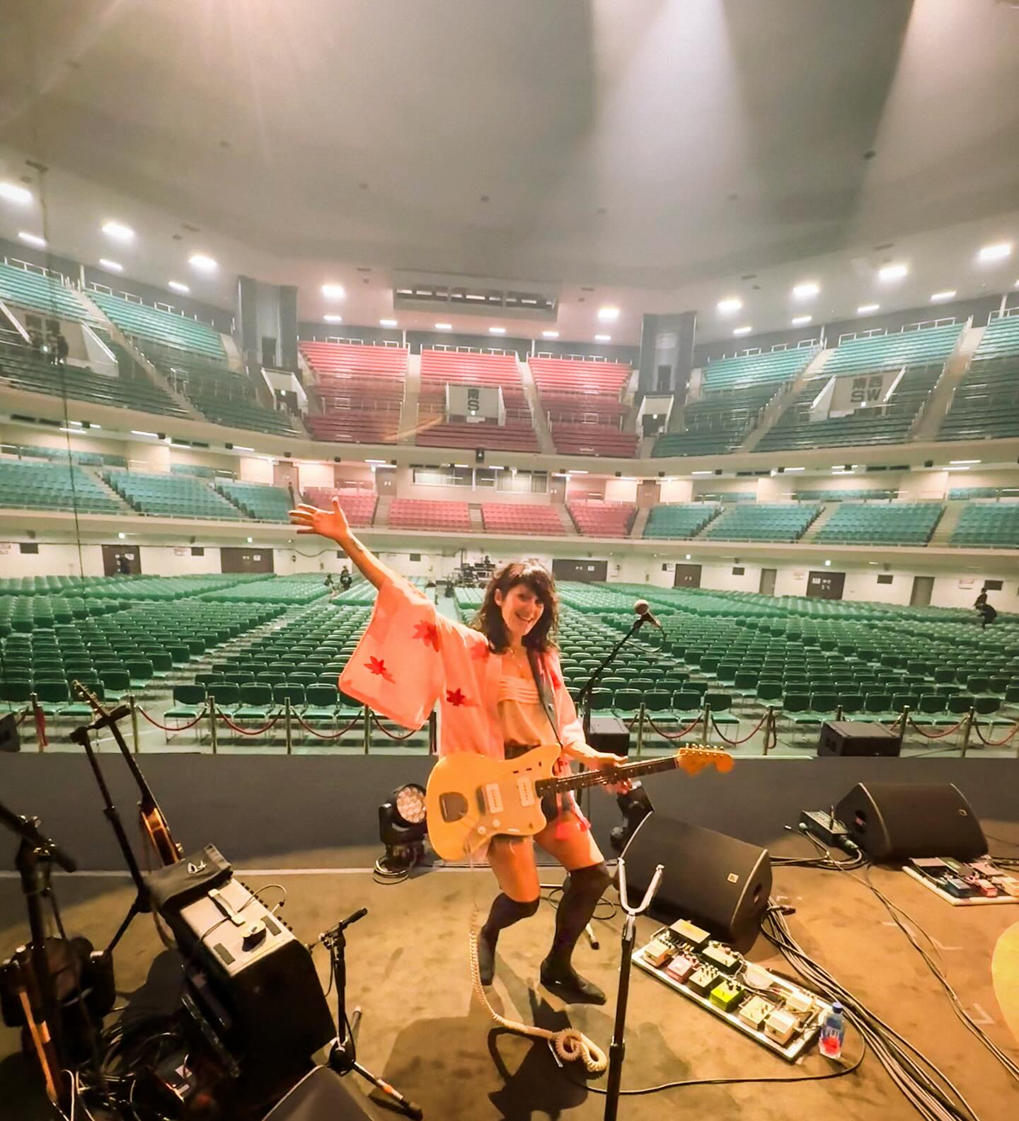 Still riding the high from playing Nippon Budokan last week… and